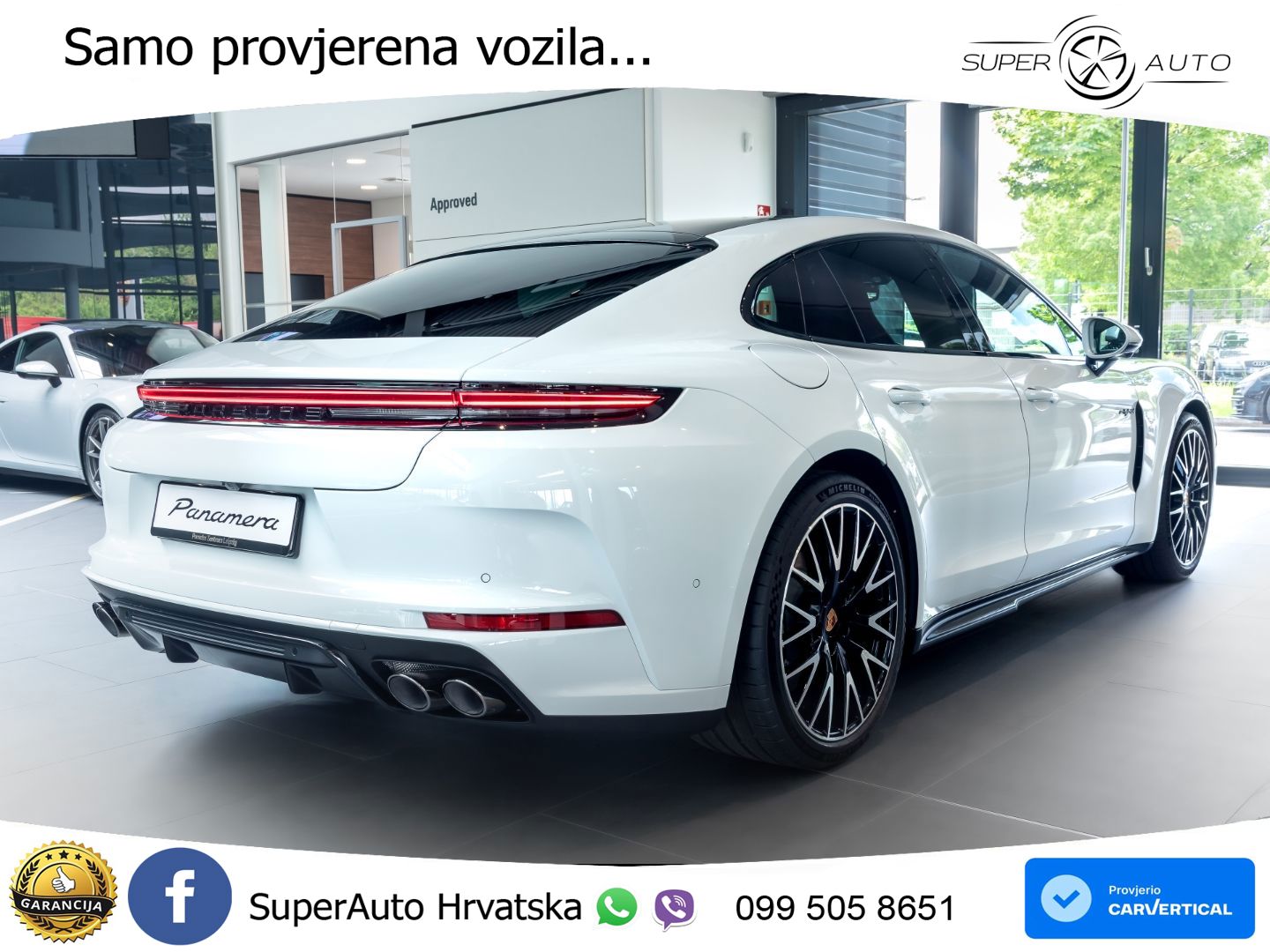 Porsche Panamera 4 2.9 V6 (470 KS) E-Hybrid PDK LED+GR SJED+ACC