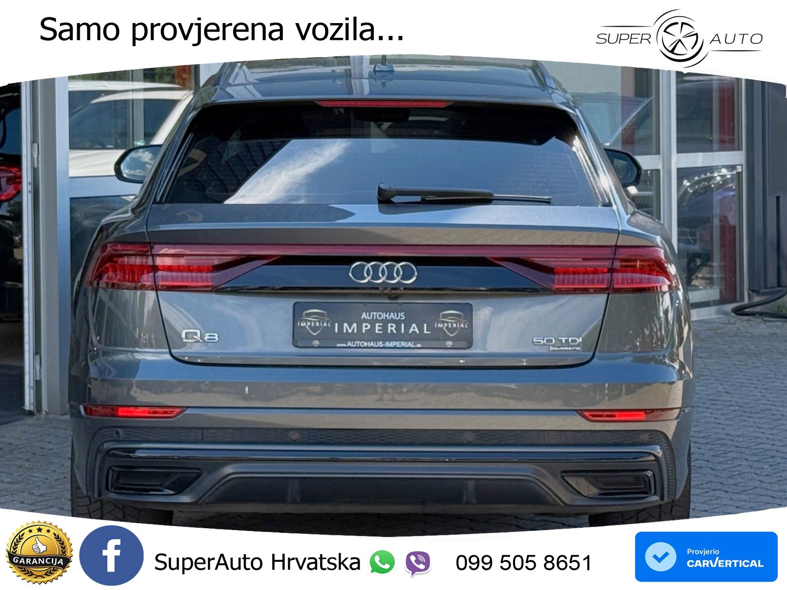 Audi Q8 50 TDI V6 (286 KS) quattro Tiptronic