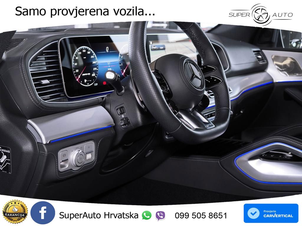 Mercedes AMG GLE 63 S V8 (612 KS) EQ Boost 4MATIC+ AMG SPEEDSHIFT TCT 9G LED+GR SJED+ACC
