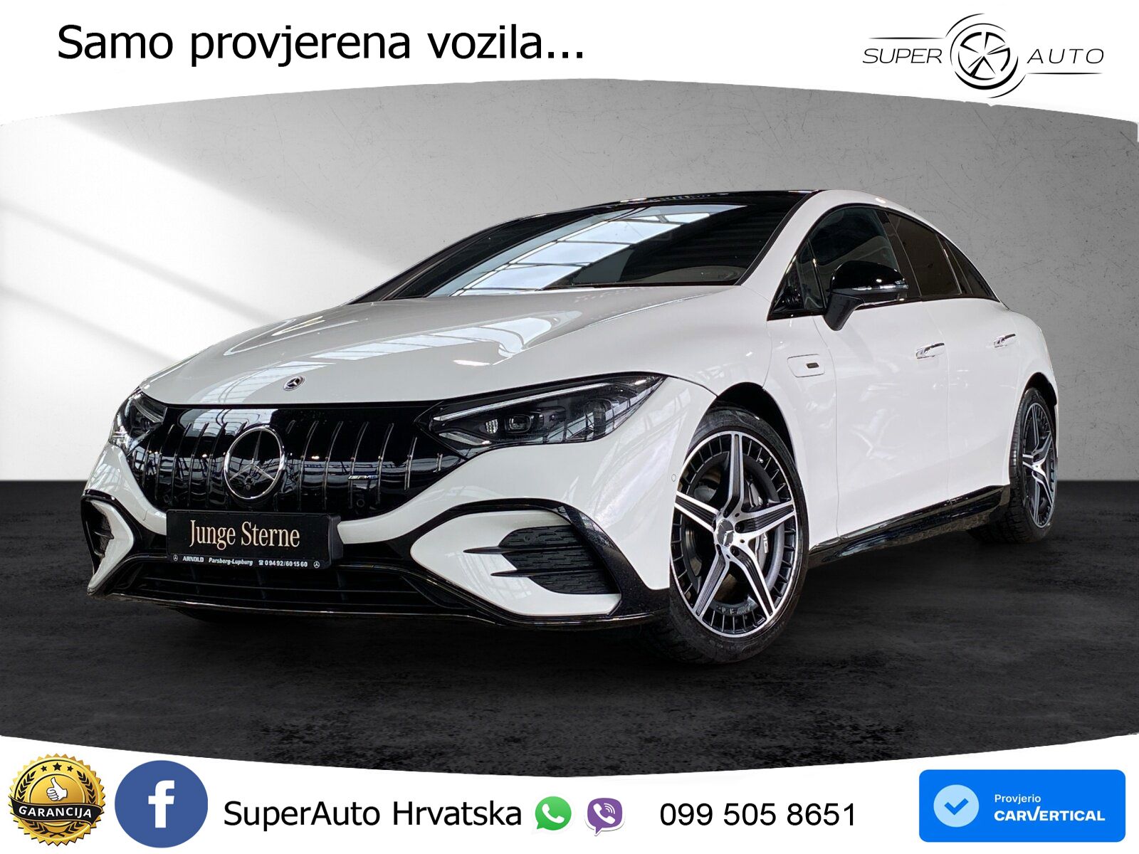 Mercedes EQE AMG 53 100 kWh (625 KS) 4MATIC+ ACC+HEAD+4xGR SJED+360+PANO