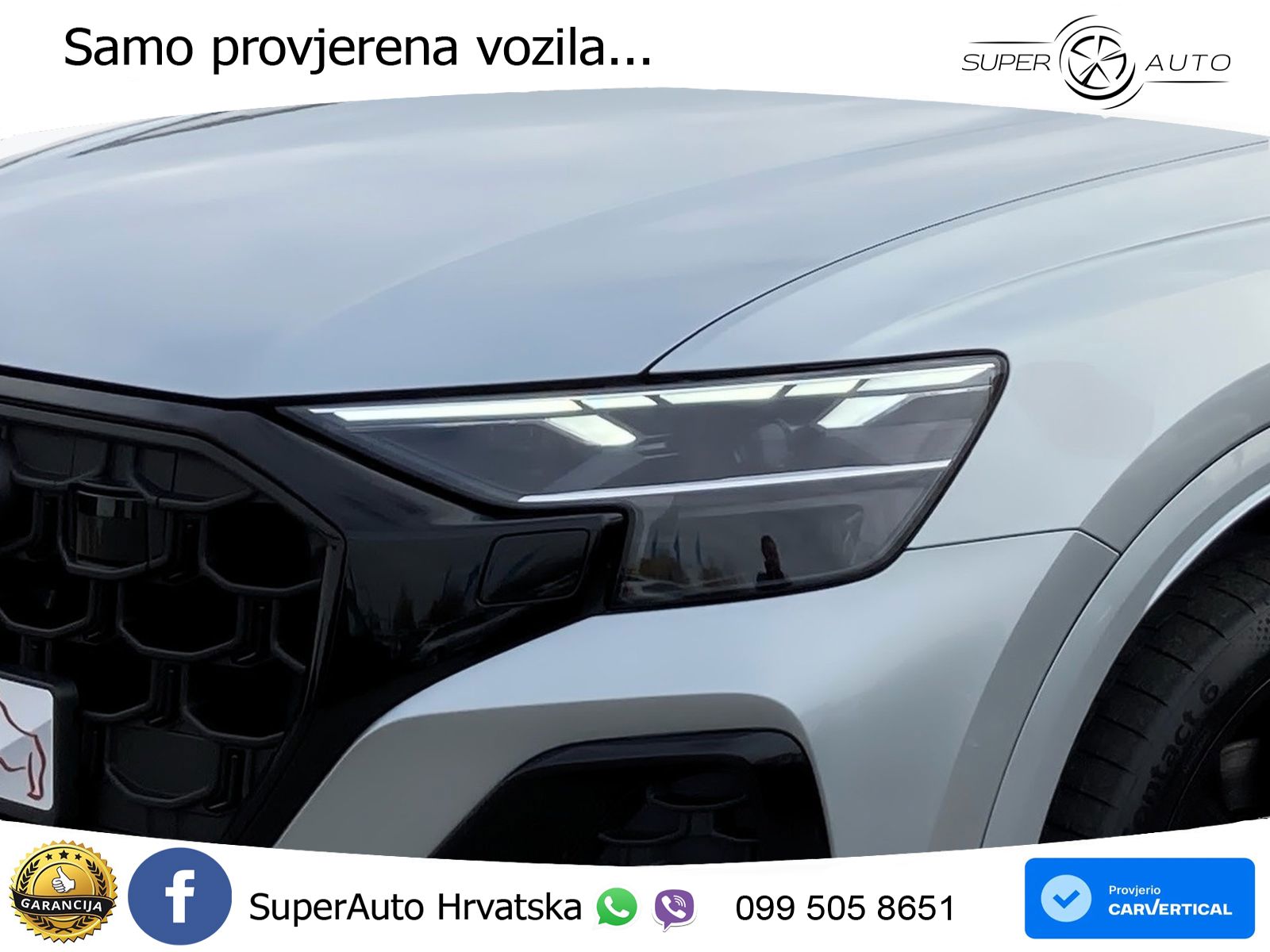 Audi Q8 50 TDI V6 (286 KS) quattro Tiptronic S line LED+GR SJED+ACC