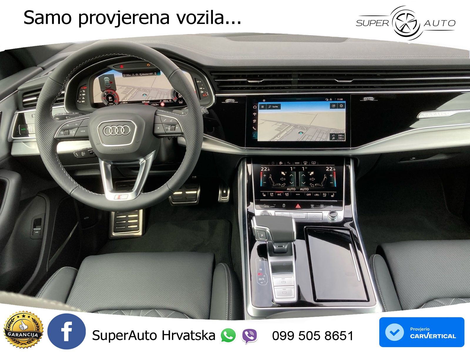 Audi Q8 50 TDI V6 (286 KS) quattro Tiptronic S line LED+GR SJED+ACC
