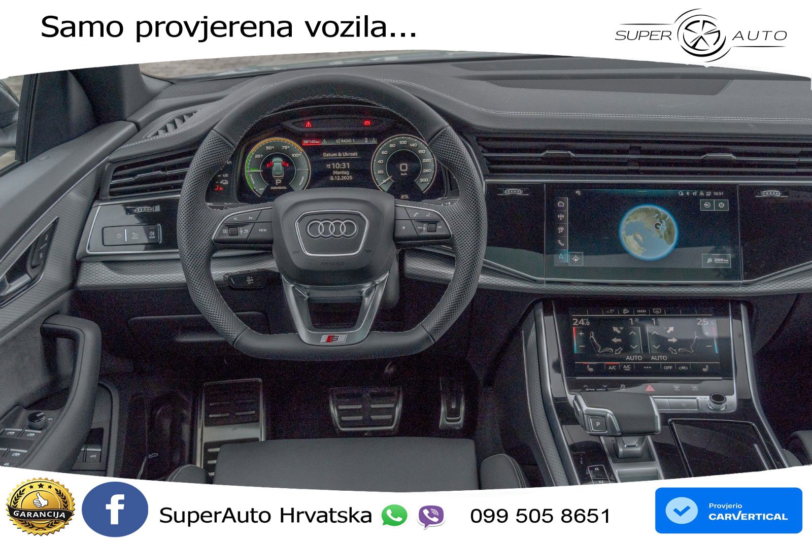 Audi Q8 60 TFSIe V6 (490 KS) quattro Tiptronic