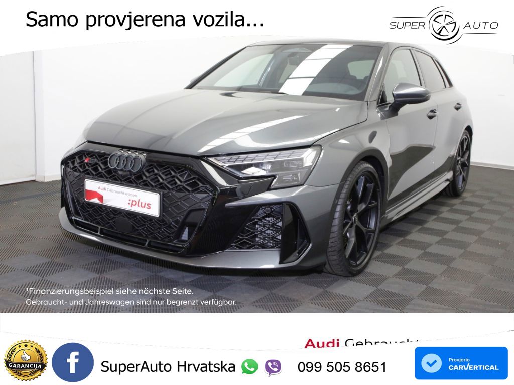 Audi RS3 Sedan 2.5 TFSI (400 KS) quattro S tronic LED+GR SJED+ACC