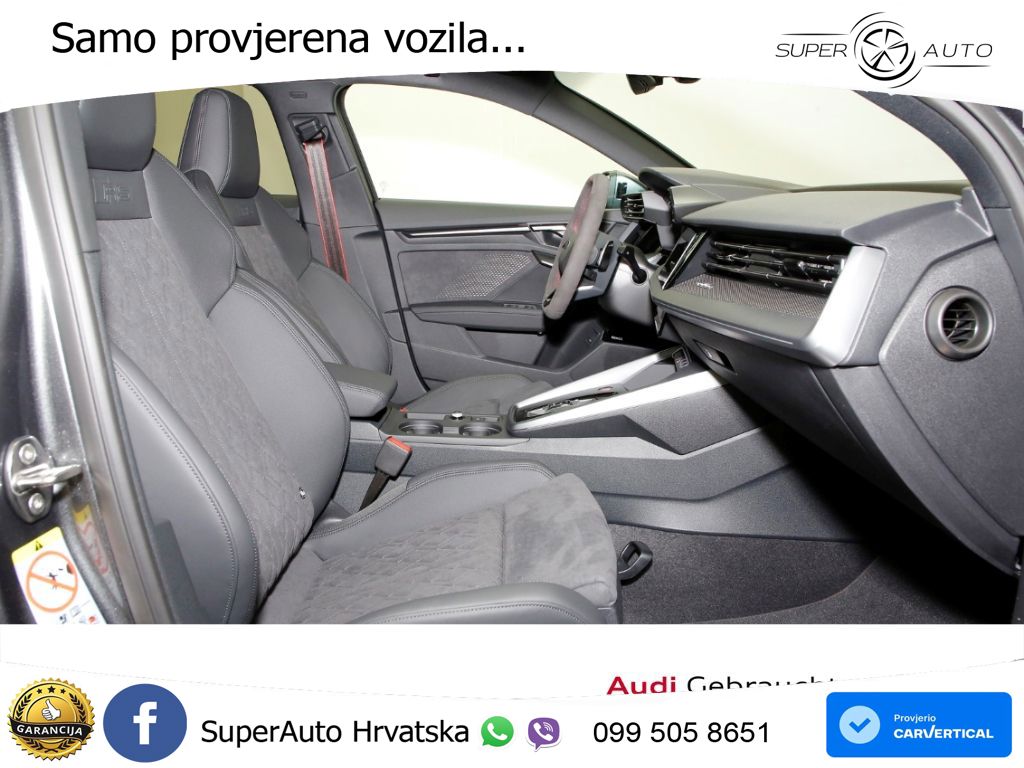 Audi RS3 Sedan 2.5 TFSI (400 KS) quattro S tronic LED+GR SJED+ACC