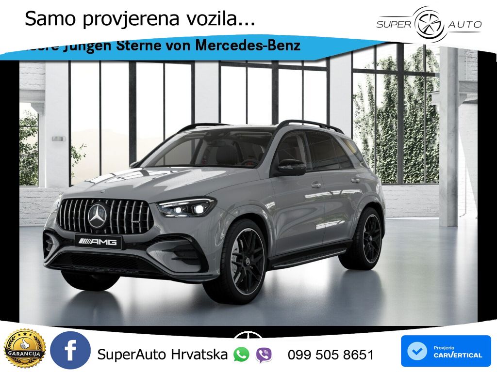 Mercedes AMG GLE 53 (435 KS) EQ Boost 4MATIC+ AMG SPEEDSHIFT TCT 9G LED+GR SJED+ACC