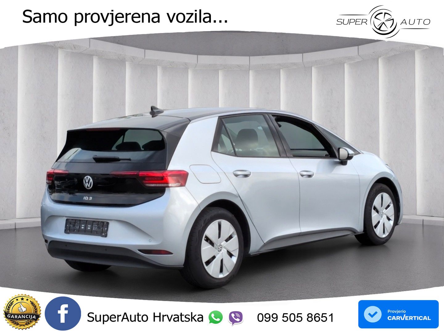 Volkswagen ID.3 Pro 62 kWh (204 KS) LED+GR SJED+ACC
