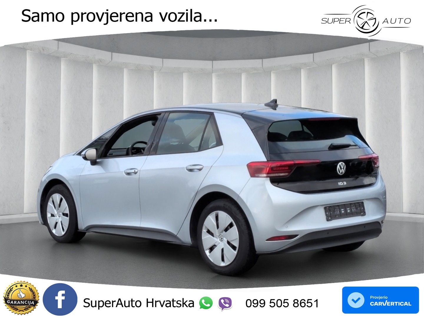 Volkswagen ID.3 Pro 62 kWh (204 KS) LED+GR SJED+ACC