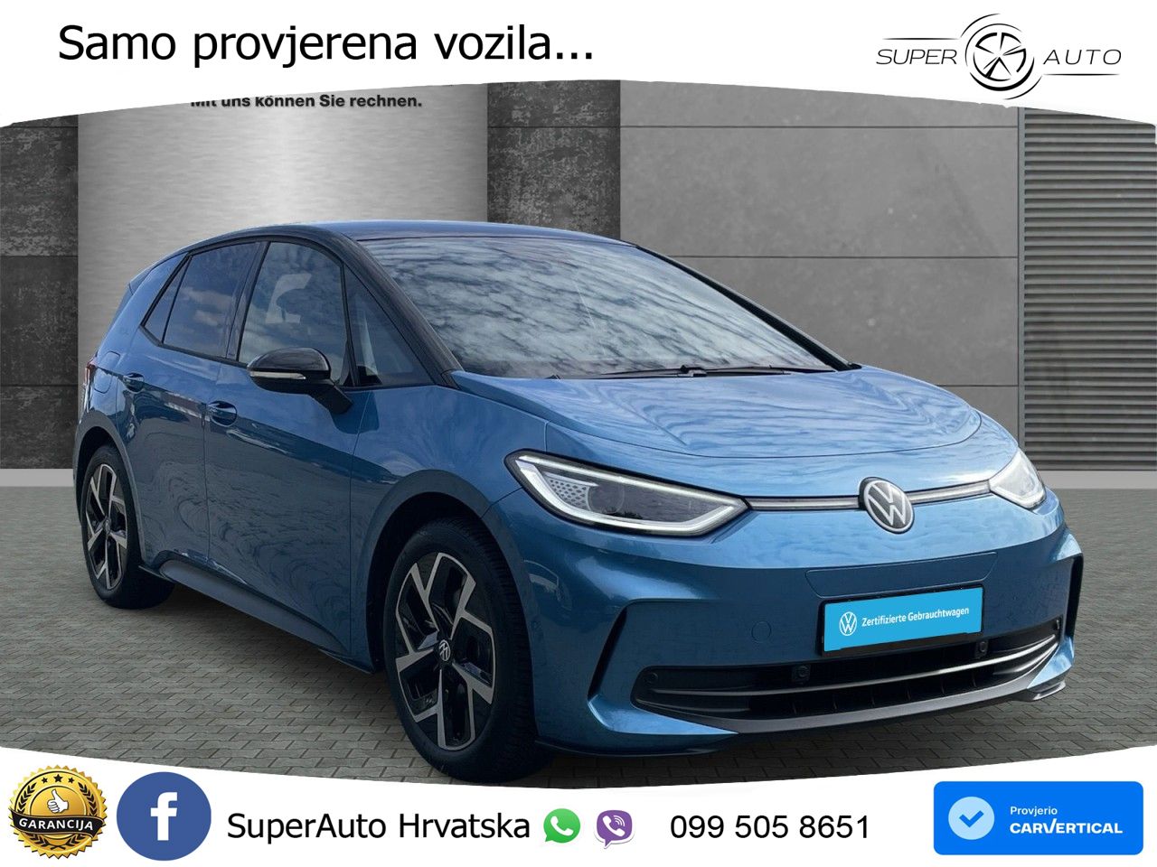 Volkswagen ID.3 Pro 62 kWh (204 KS) LED+GR SJED+ACC