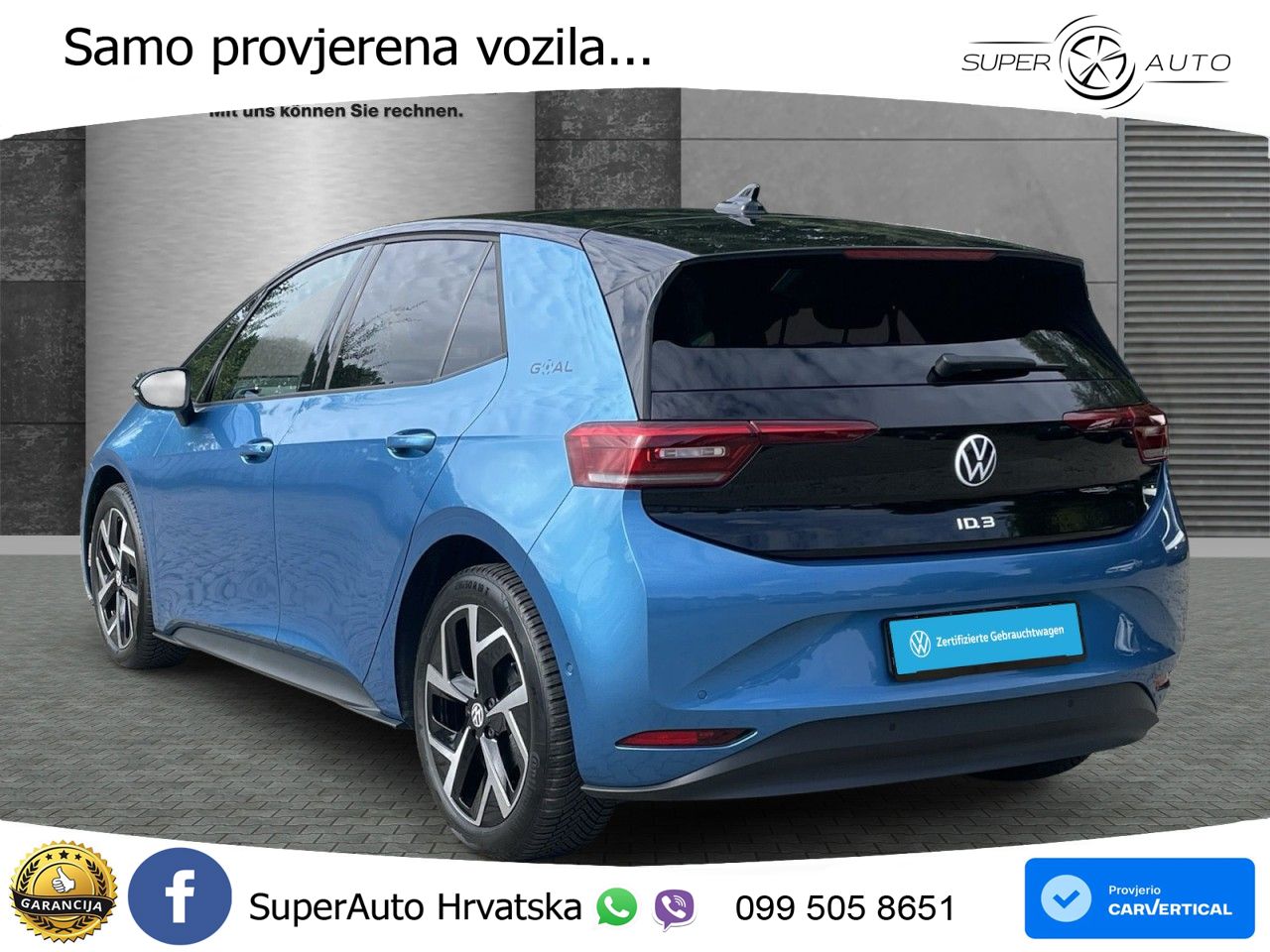 Volkswagen ID.3 Pro 62 kWh (204 KS) LED+GR SJED+ACC