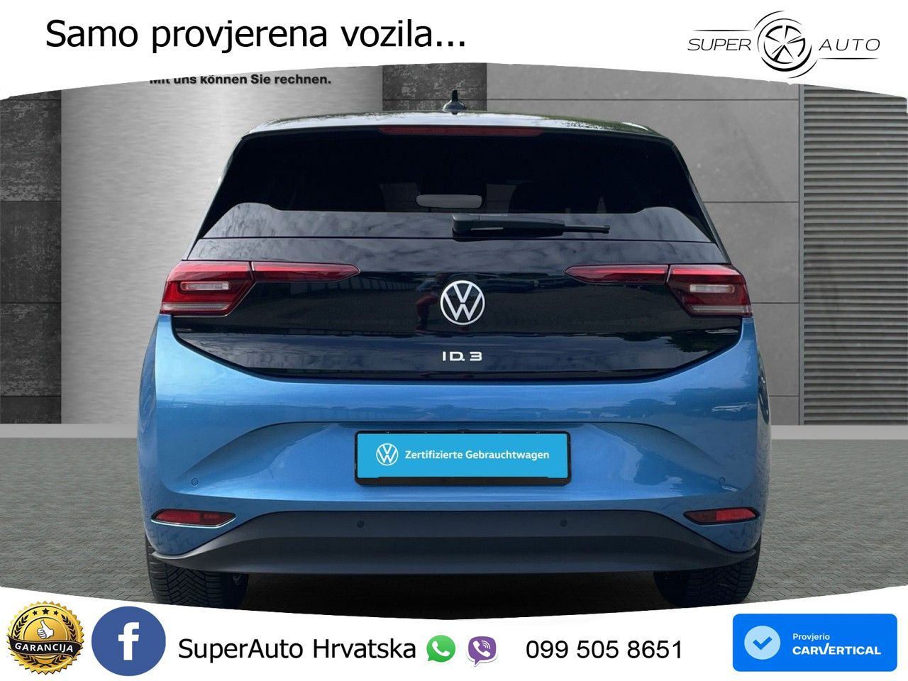 Volkswagen ID.3 Pro 62 kWh (204 KS) LED+GR SJED+ACC