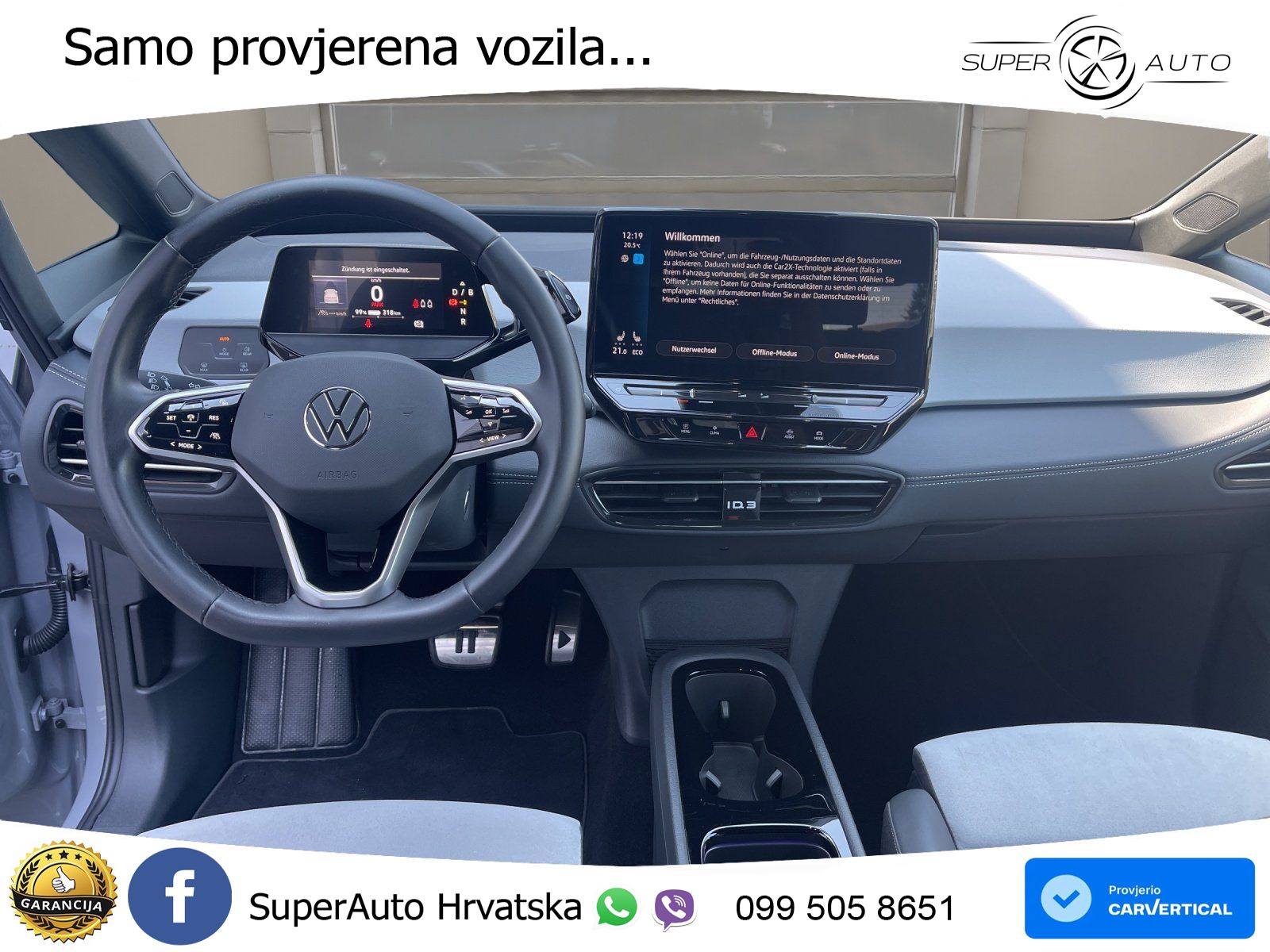 Volkswagen ID.3 Pro 62 kWh (204 KS) LED+GR SJED+ACC