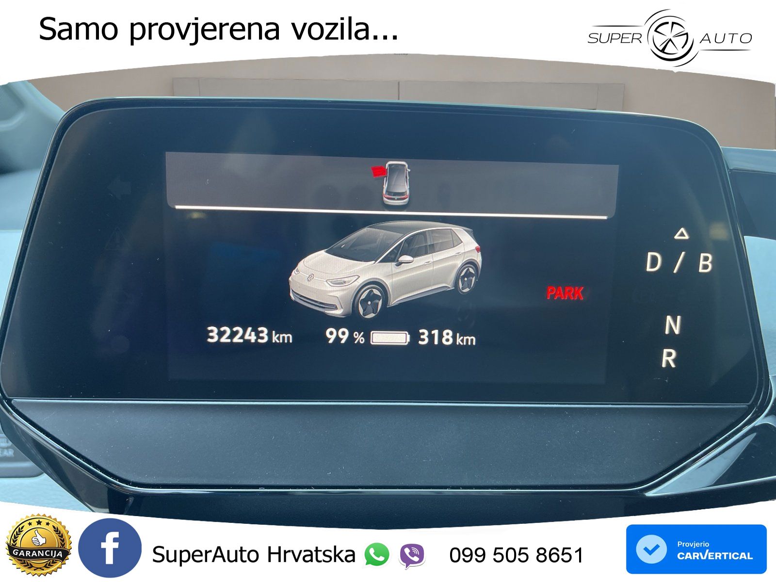 Volkswagen ID.3 Pro 62 kWh (204 KS) LED+GR SJED+ACC