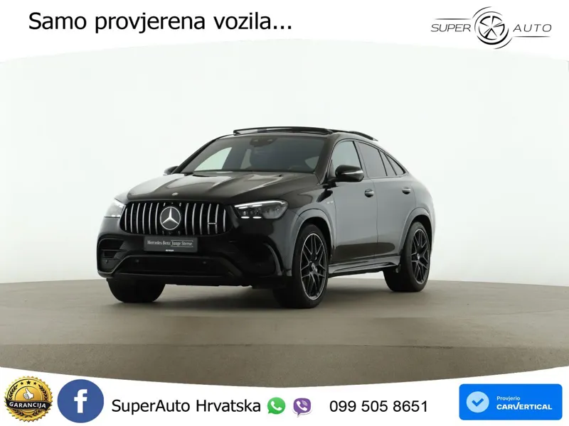 Mercedes AMG GLE Coupe 63 S V8 (612 KS) EQ Boost 4MATIC+ AMG SPEEDSHIFT TCT 9G LED+GR SJED+ACC