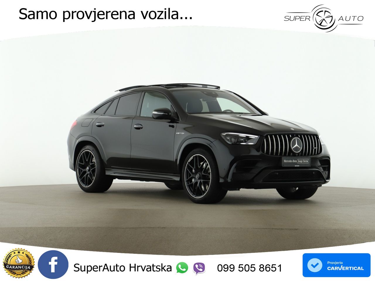 Mercedes AMG GLE Coupe 63 S V8 (612 KS) EQ Boost 4MATIC+ AMG SPEEDSHIFT TCT 9G LED+GR SJED+ACC