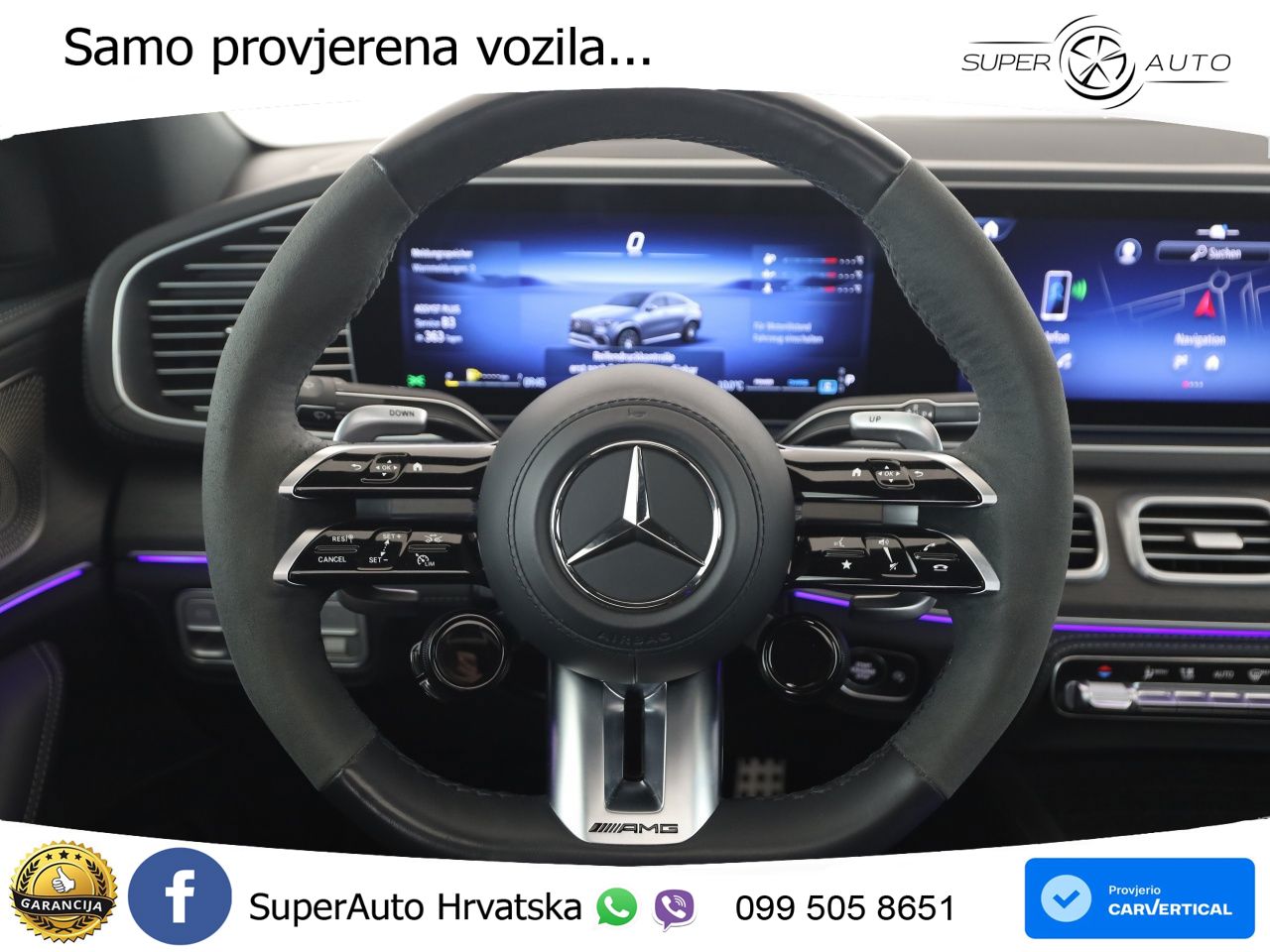 Mercedes AMG GLE Coupe 63 S V8 (612 KS) EQ Boost 4MATIC+ AMG SPEEDSHIFT TCT 9G LED+GR SJED+ACC