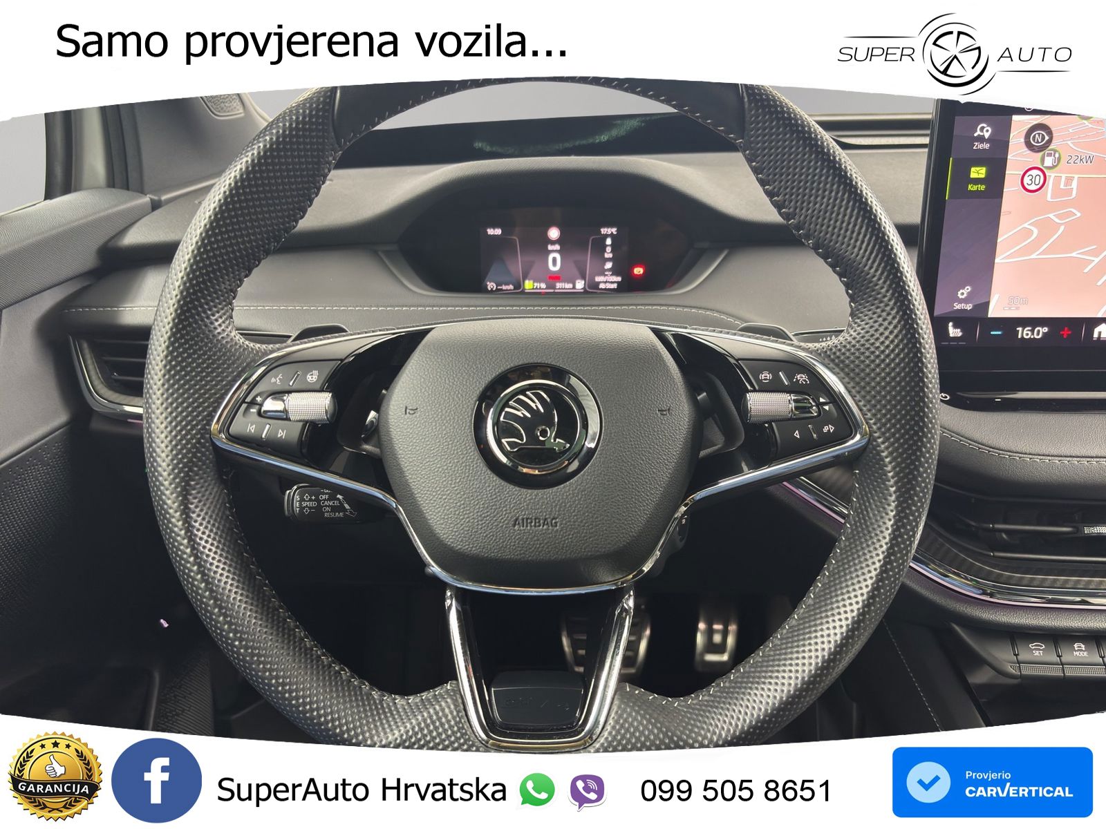 Škoda Enyaq iV 80x 82 kWh (265 KS) AWD SportLine LED+GR SJED+ACC
