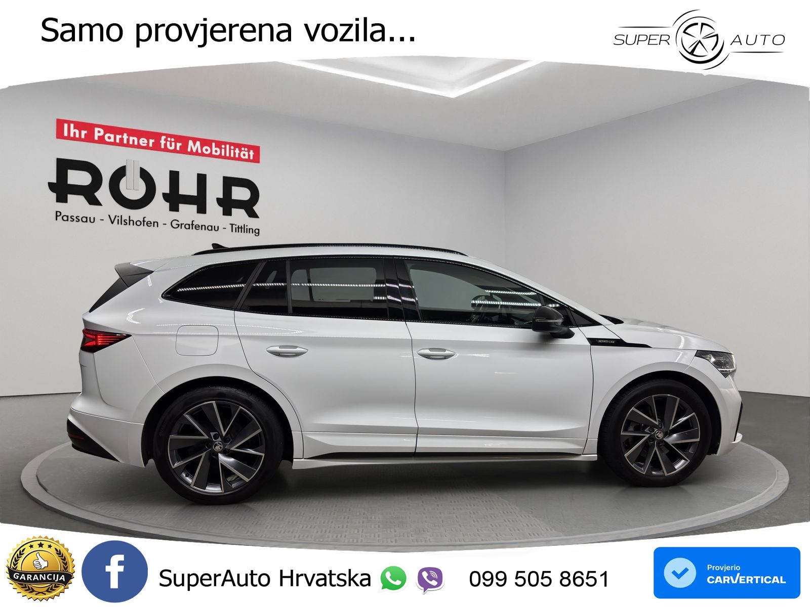 Škoda Enyaq iV 80x 82 kWh (265 KS) AWD SportLine LED+GR SJED+ACC