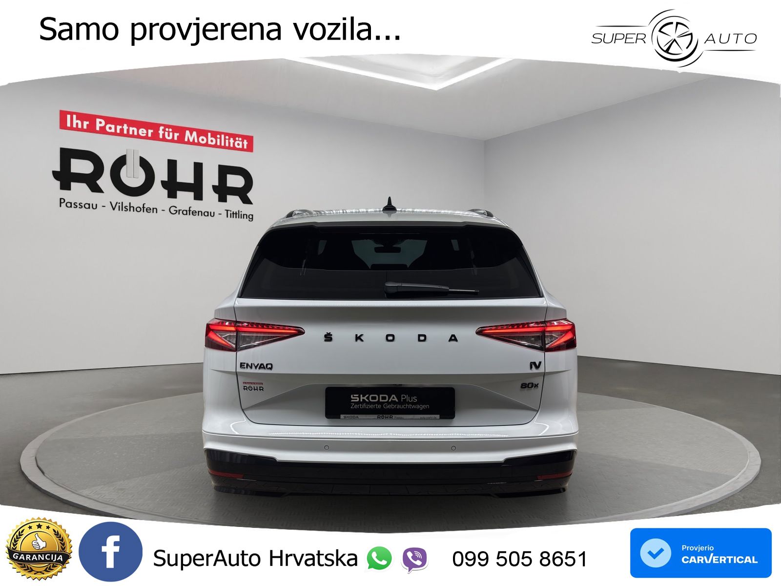 Škoda Enyaq iV 80x 82 kWh (265 KS) AWD SportLine LED+GR SJED+ACC