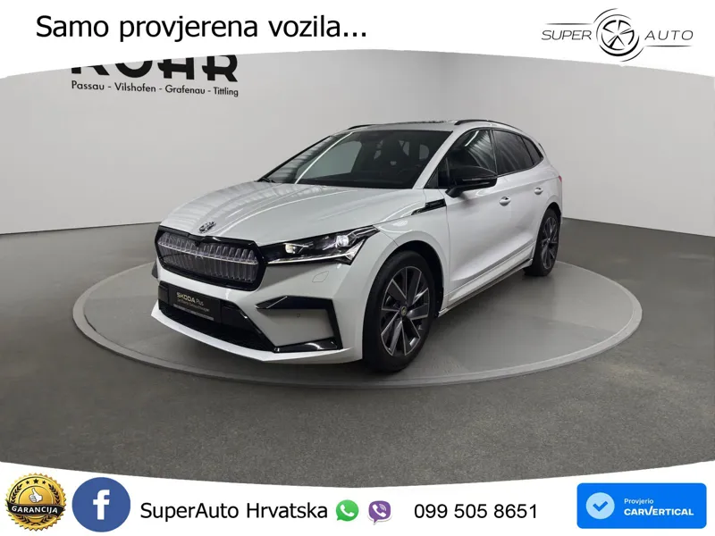 Škoda Enyaq iV 80x 82 kWh (265 KS) AWD SportLine LED+GR SJED+ACC