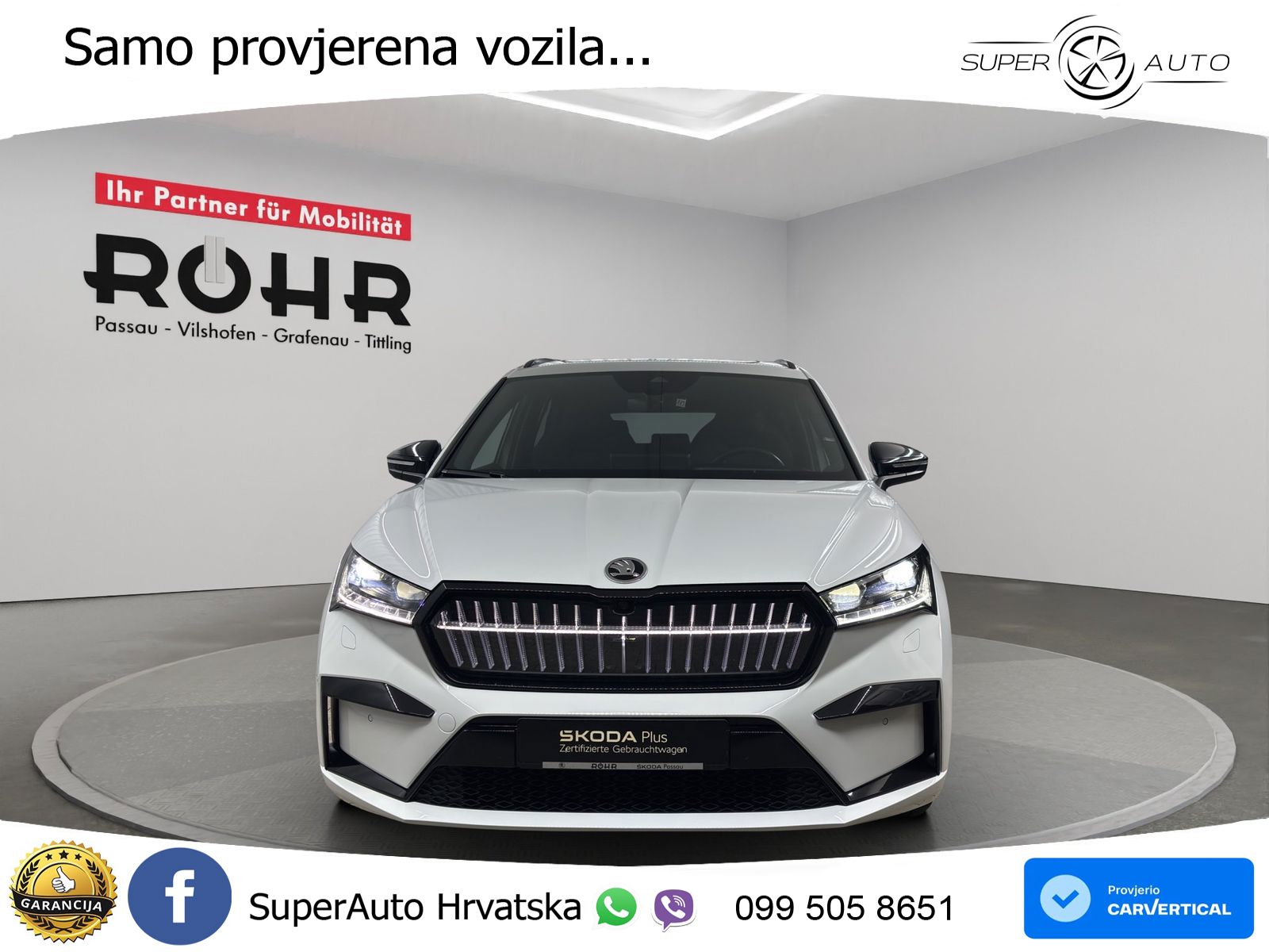 Škoda Enyaq iV 80x 82 kWh (265 KS) AWD SportLine LED+GR SJED+ACC