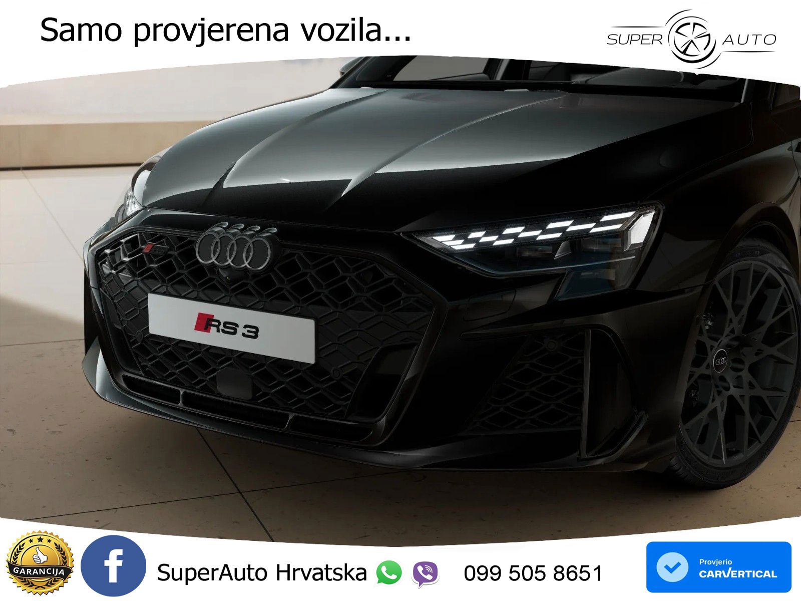 Audi RS3 Sedan 2.5 TFSI (400 KS) quattro S tronic LED+GR SJED+ACC