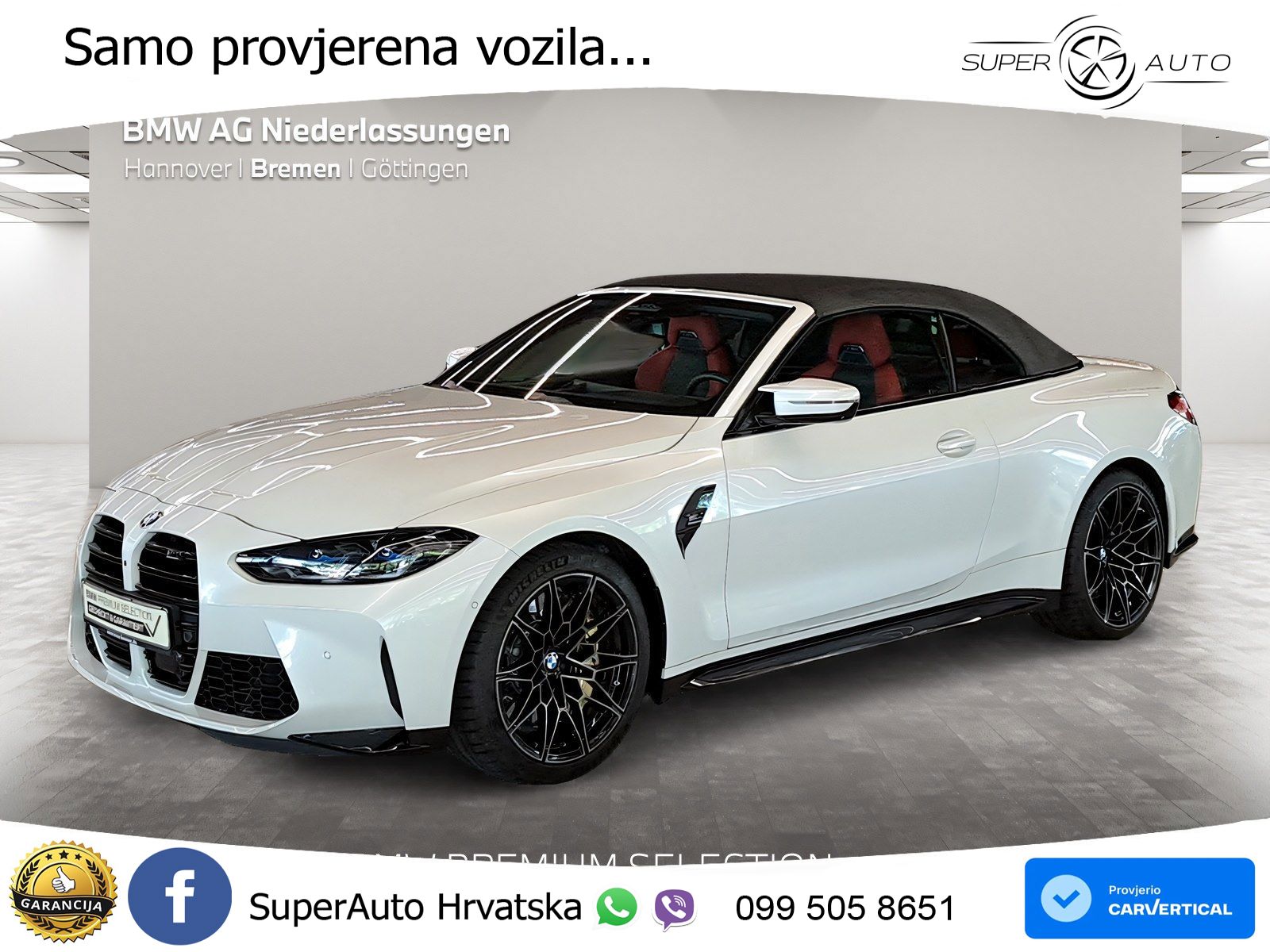 BMW M4 Convertible Competition 3.0 (510 KS) xDrive Steptronic