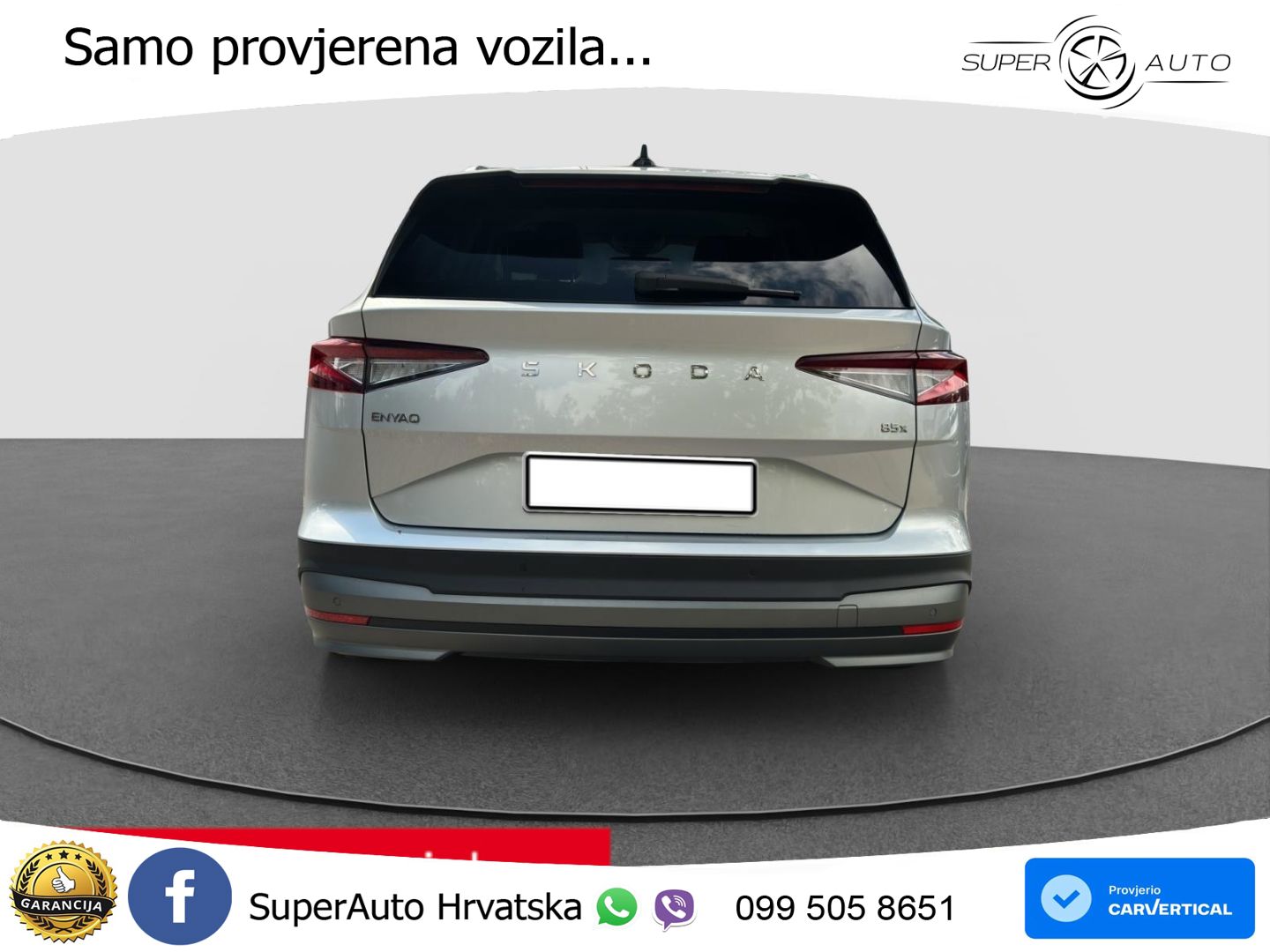 Škoda Enyaq iV 85x 82 kWh (286 KS) AWD