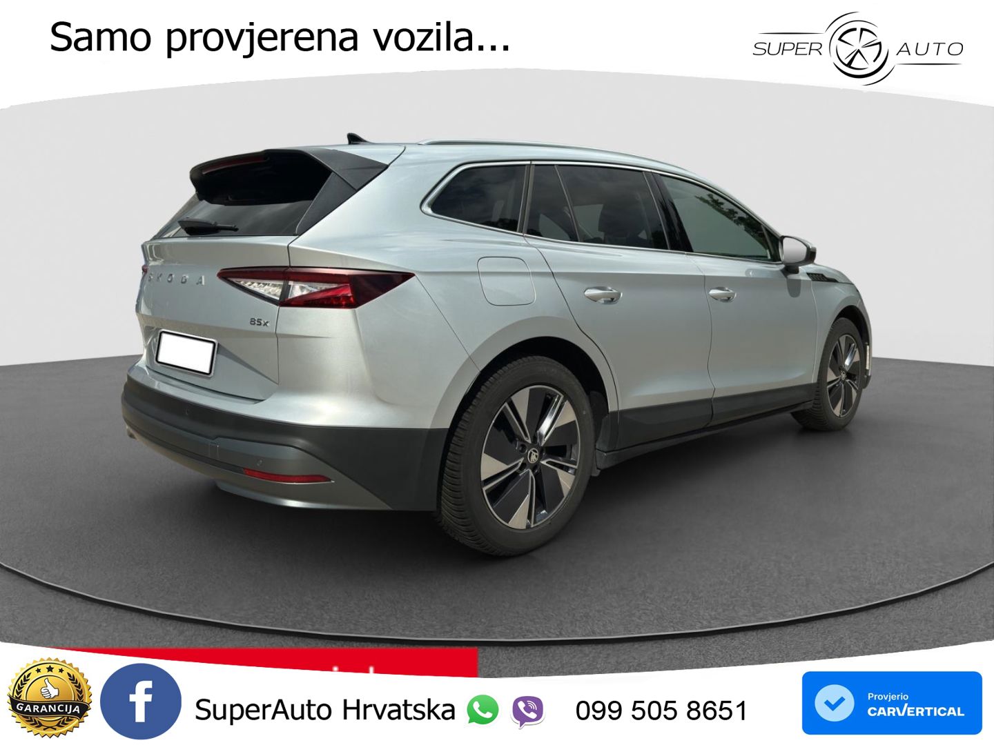Škoda Enyaq iV 85x 82 kWh (286 KS) AWD