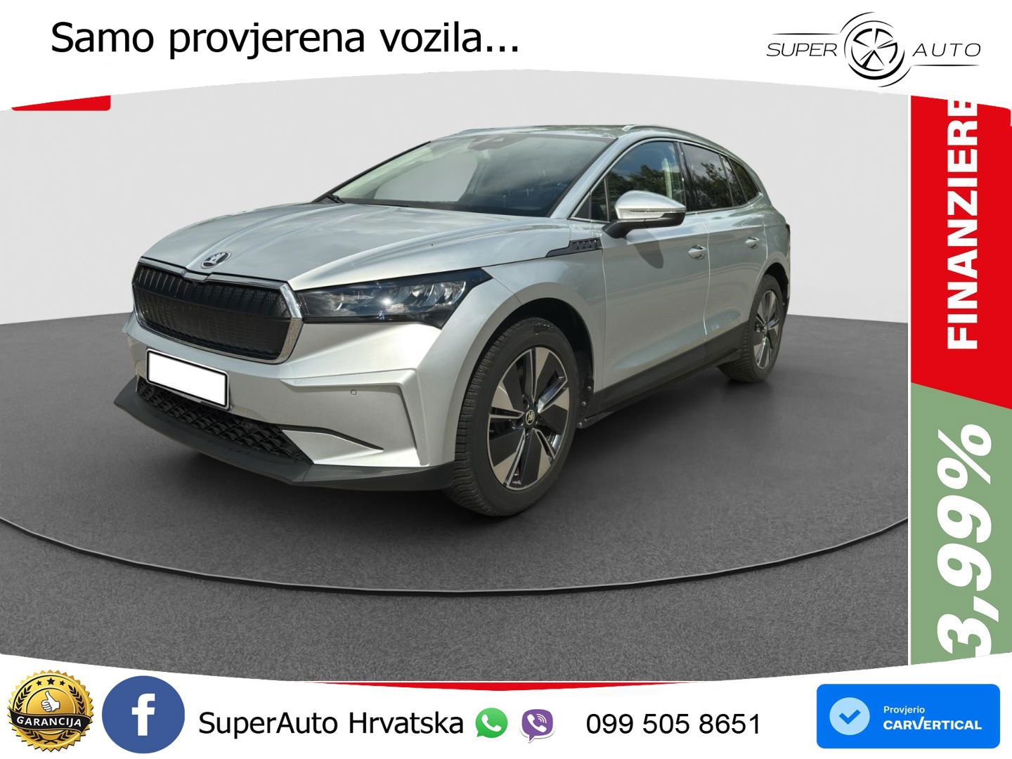 Škoda Enyaq iV 85x 82 kWh (286 KS) AWD