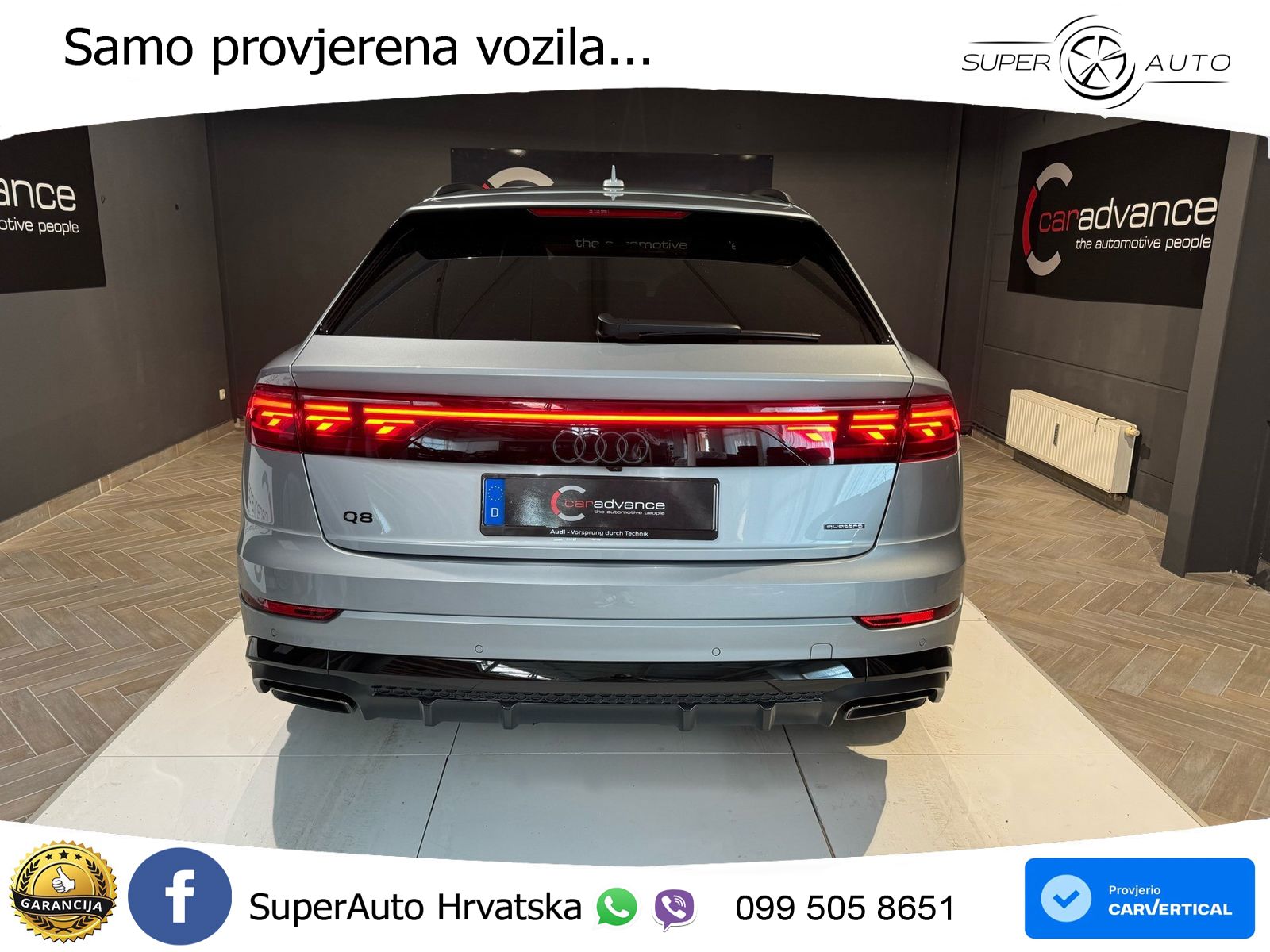 Audi Q8 50 TDI V6 (286 KS) quattro Tiptronic