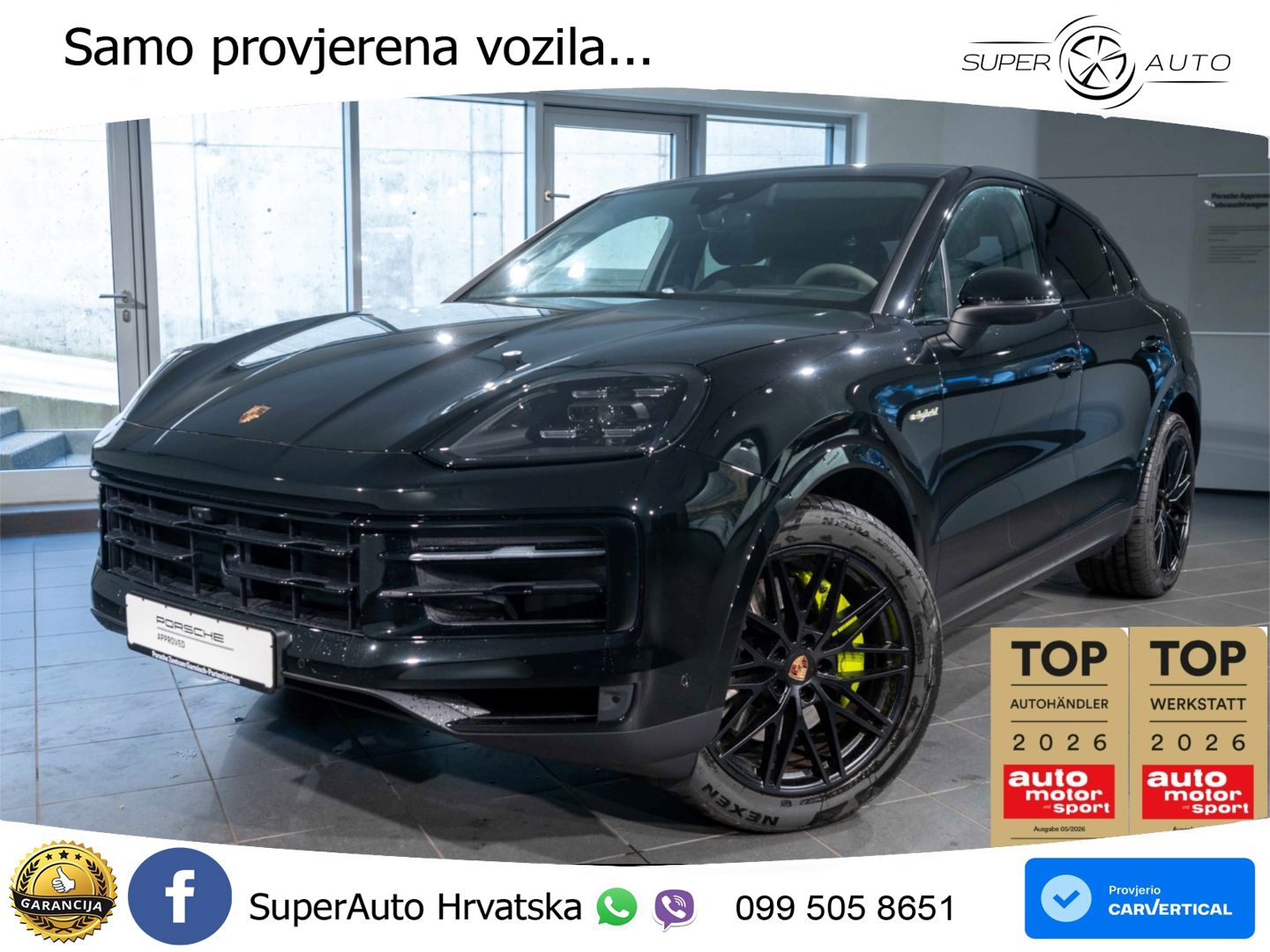 Porsche Cayenne Coupe 3.0 V6 (470 KS) E-Hybrid Tiptronic S