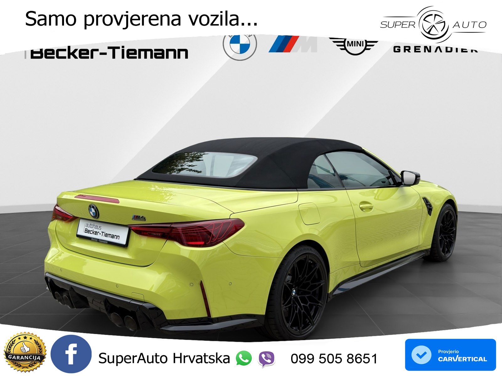 BMW M4 Convertible Competition 3.0 (530 KS) xDrive Steptronic