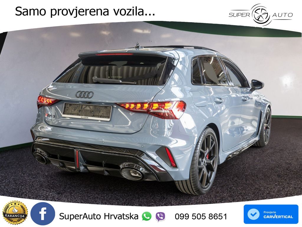 Audi RS3 Sportback 2.5 TFSI (400 KS) quattro S tronic LED+GR SJED+ACC