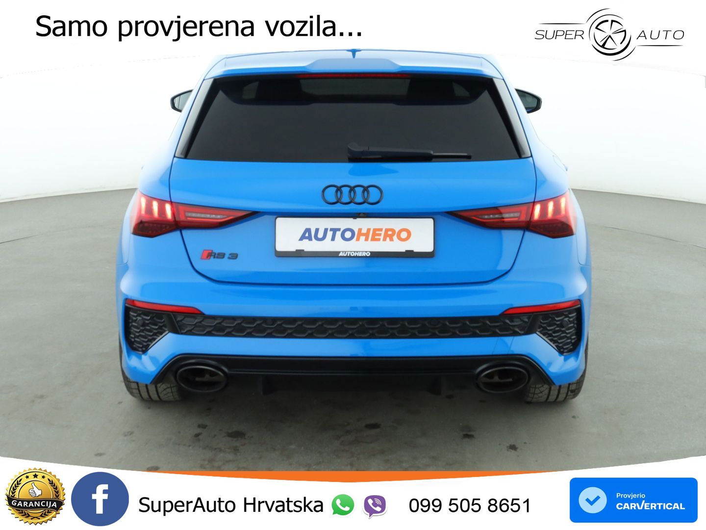 Audi RS3 Sportback 2.5 TFSI (400 KS) quattro S tronic LED+GR SJED+ACC
