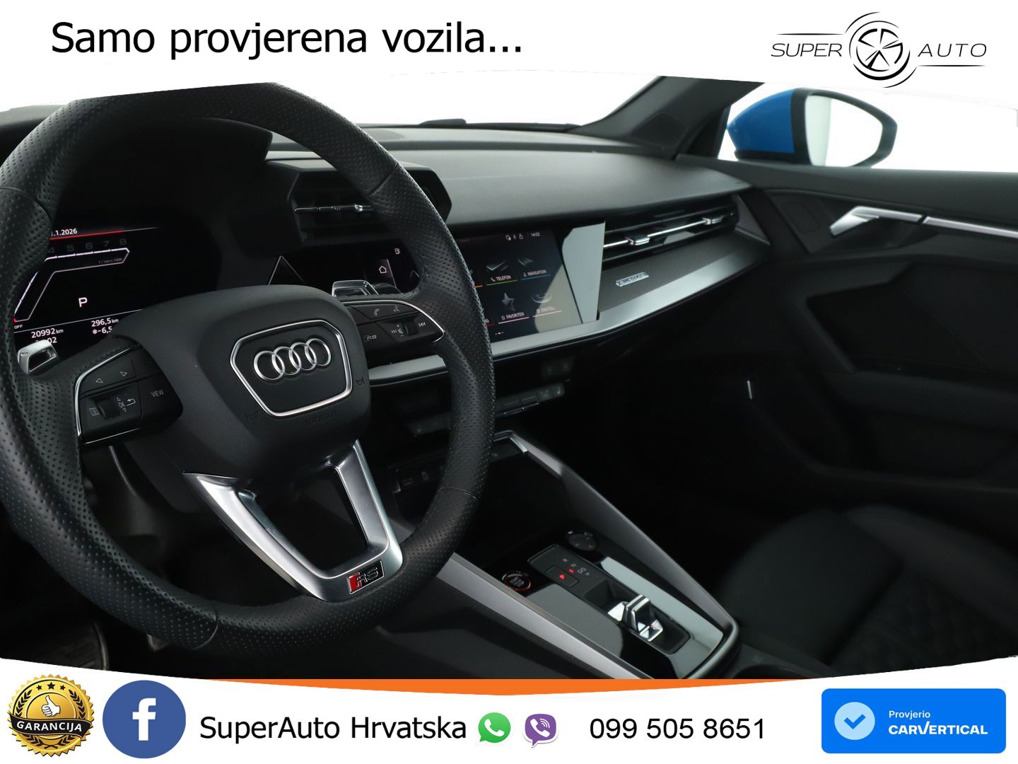 Audi RS3 Sportback 2.5 TFSI (400 KS) quattro S tronic LED+GR SJED+ACC