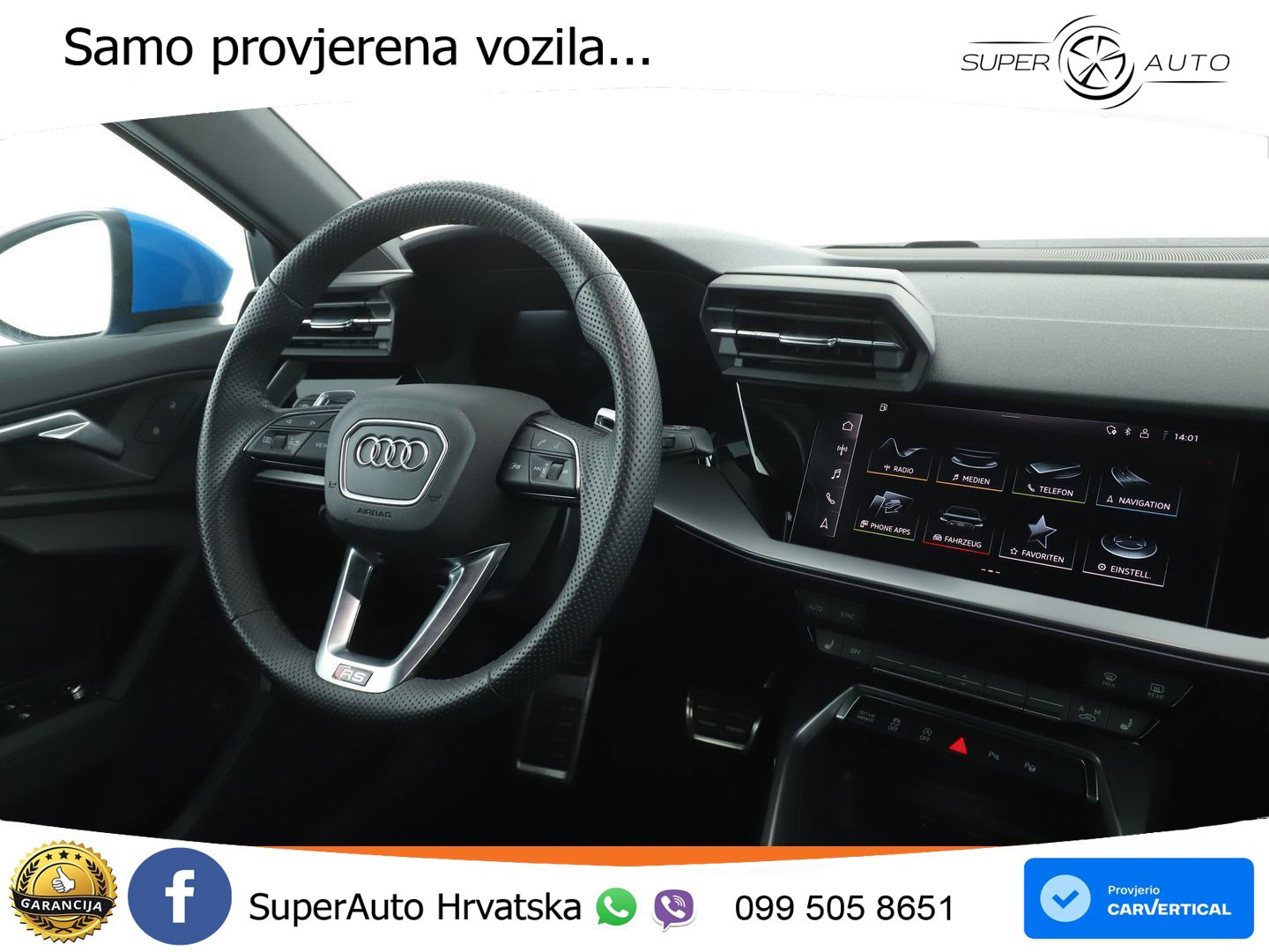 Audi RS3 Sportback 2.5 TFSI (400 KS) quattro S tronic LED+GR SJED+ACC