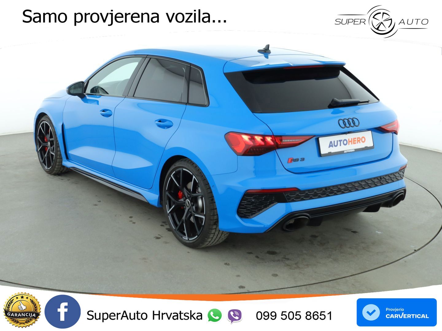 Audi RS3 Sportback 2.5 TFSI (400 KS) quattro S tronic LED+GR SJED+ACC
