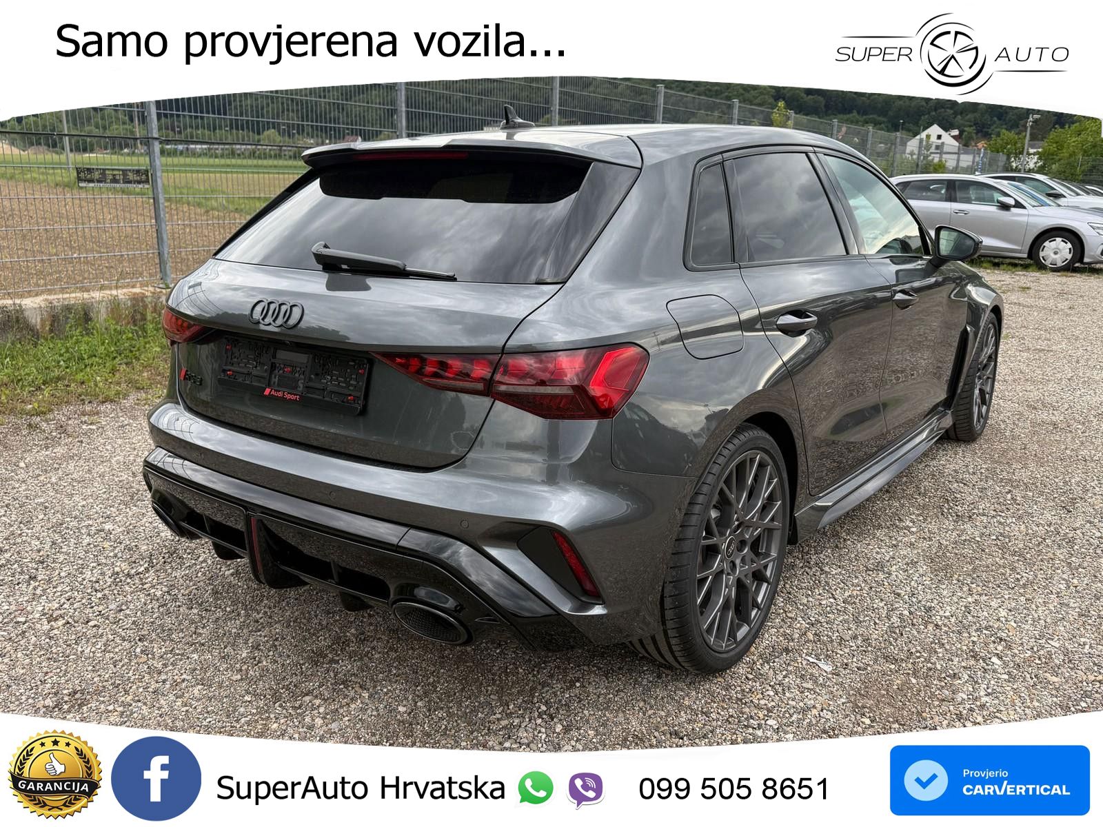 Audi RS3 Sedan 2.5 TFSI (400 KS) quattro S tronic LED+GR SJED+ACC