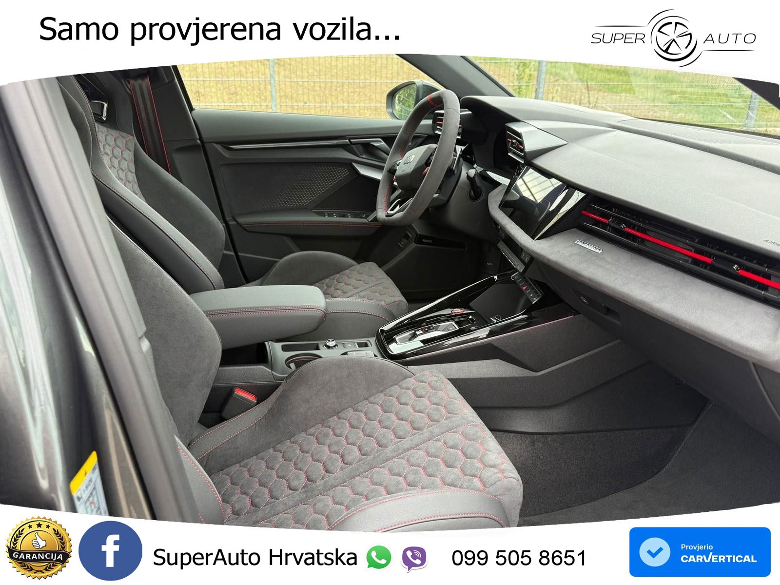 Audi RS3 Sedan 2.5 TFSI (400 KS) quattro S tronic LED+GR SJED+ACC