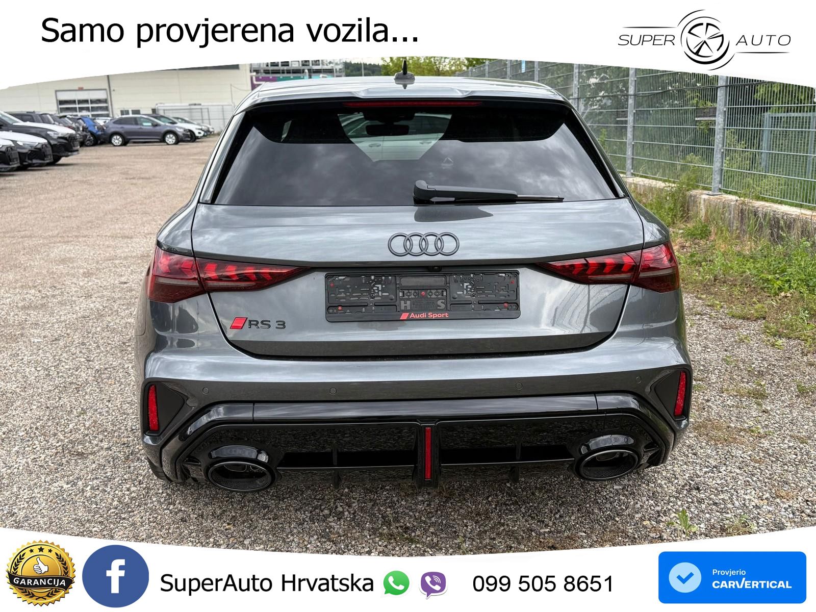 Audi RS3 Sedan 2.5 TFSI (400 KS) quattro S tronic LED+GR SJED+ACC