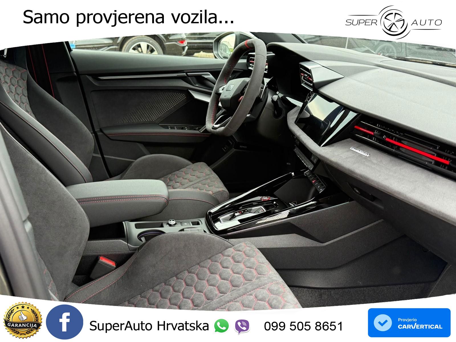 Audi RS3 Sedan 2.5 TFSI (400 KS) quattro S tronic LED+GR SJED+ACC