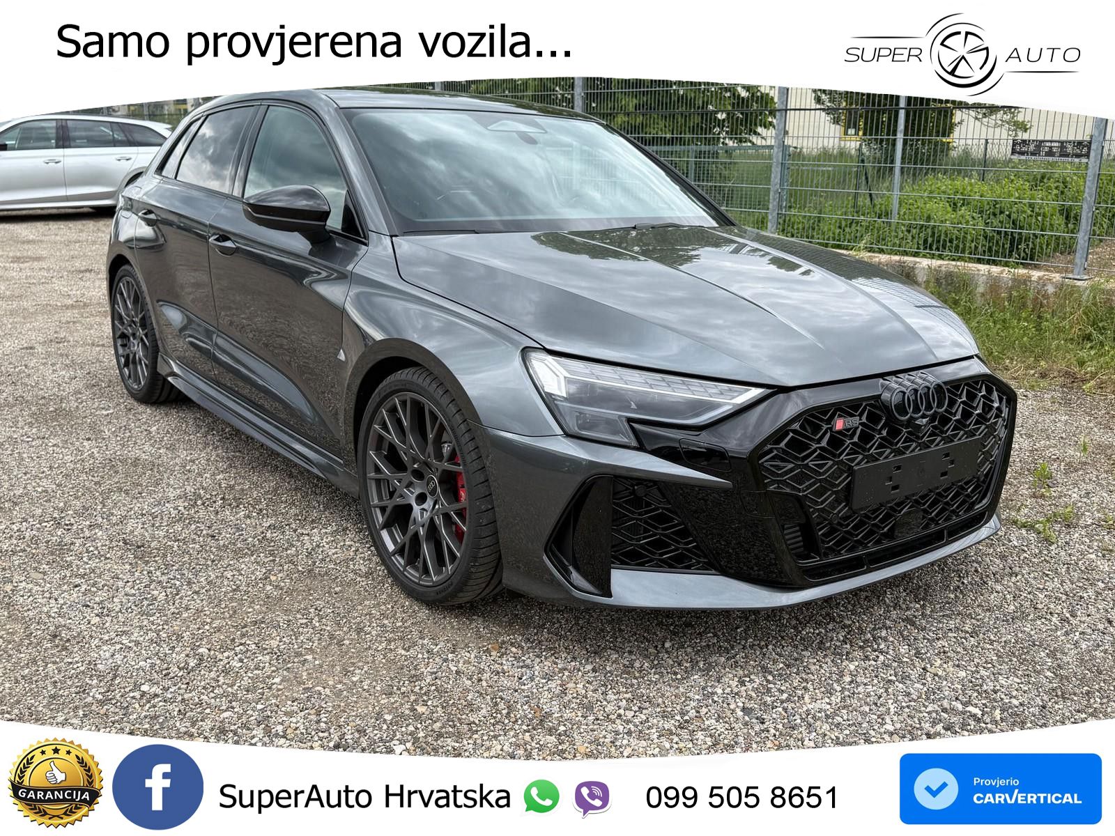 Audi RS3 Sedan 2.5 TFSI (400 KS) quattro S tronic LED+GR SJED+ACC