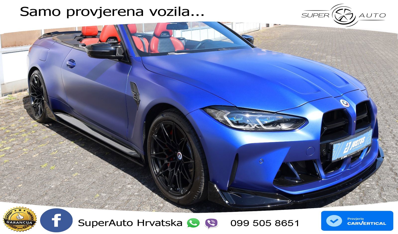 BMW M4 Convertible Competition 3.0 (510 KS) xDrive Steptronic LED+GR SJED+ACC