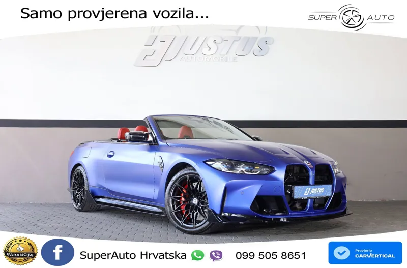 BMW M4 Convertible Competition 3.0 (510 KS) xDrive Steptronic LED+GR SJED+ACC