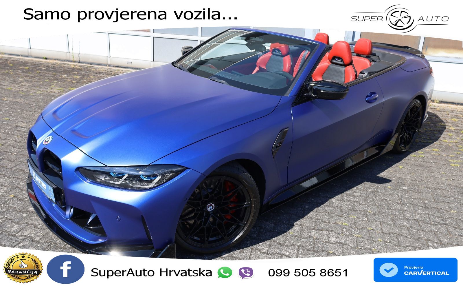 BMW M4 Convertible Competition 3.0 (510 KS) xDrive Steptronic LED+GR SJED+ACC