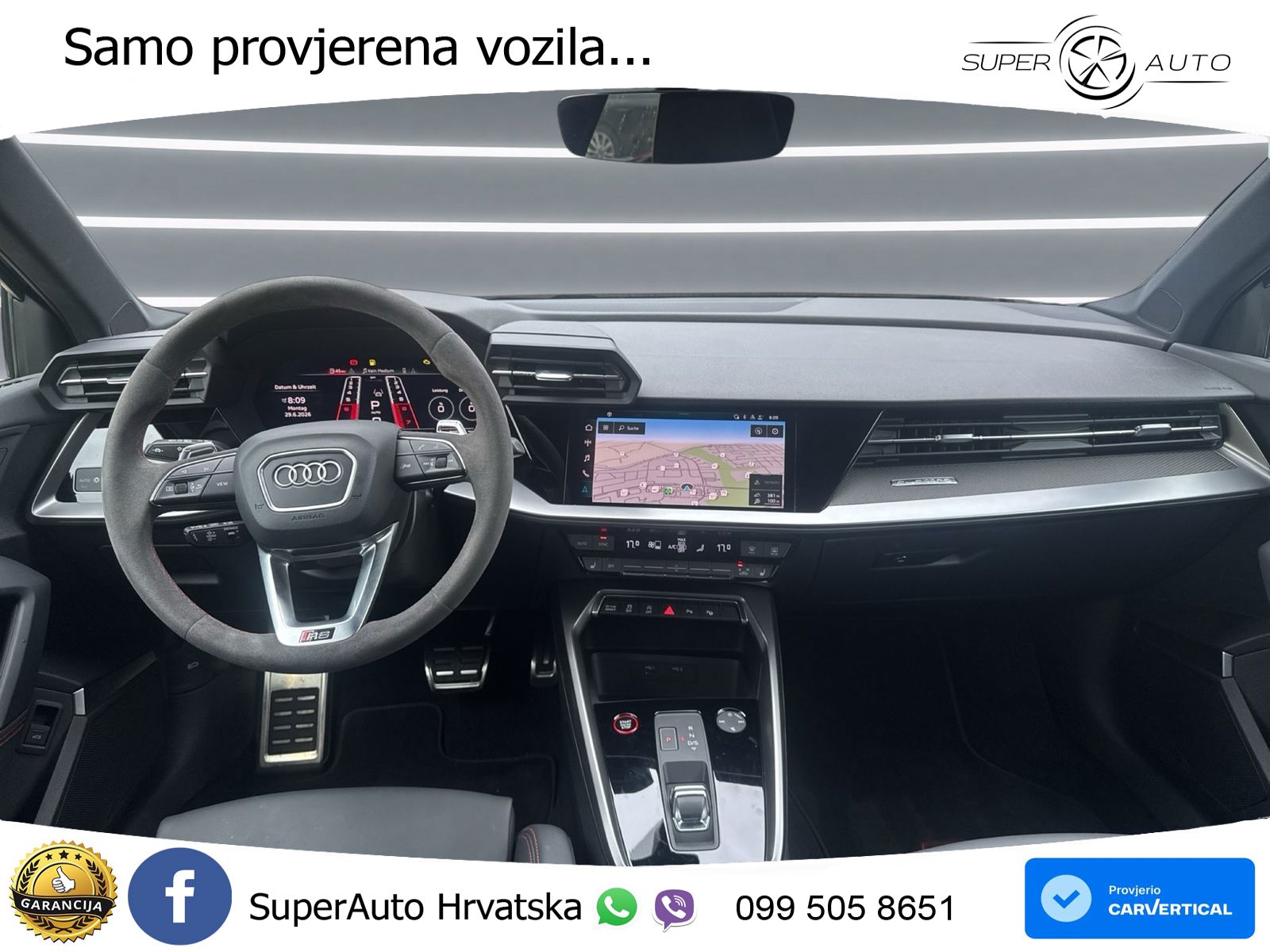 Audi RS3 Sportback 2.5 TFSI (400 KS) quattro S tronic LED+GR SJED+ACC