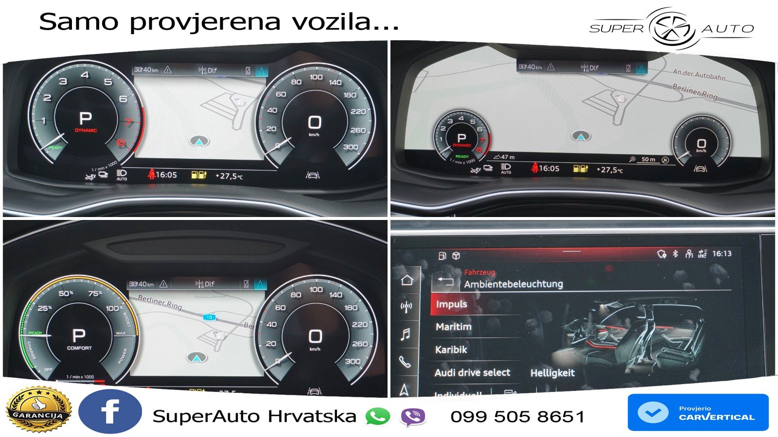 Audi Q8 60 TFSIe V6 (462 KS) quattro Tiptronic S line