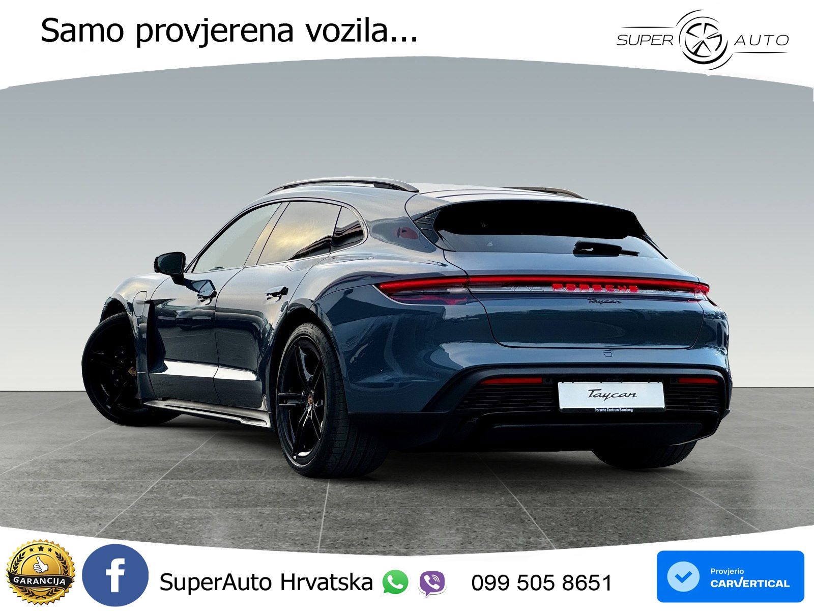Porsche Taycan Sport Turismo 105 kWh (435 KS)