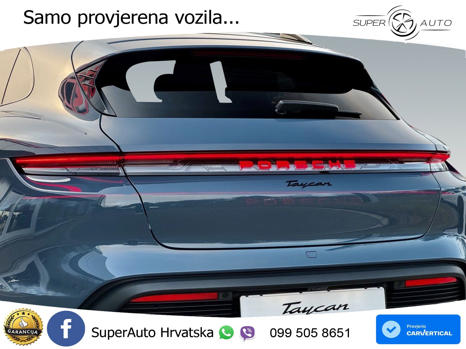 Porsche Taycan Sport Turismo 105 kWh (435 KS)